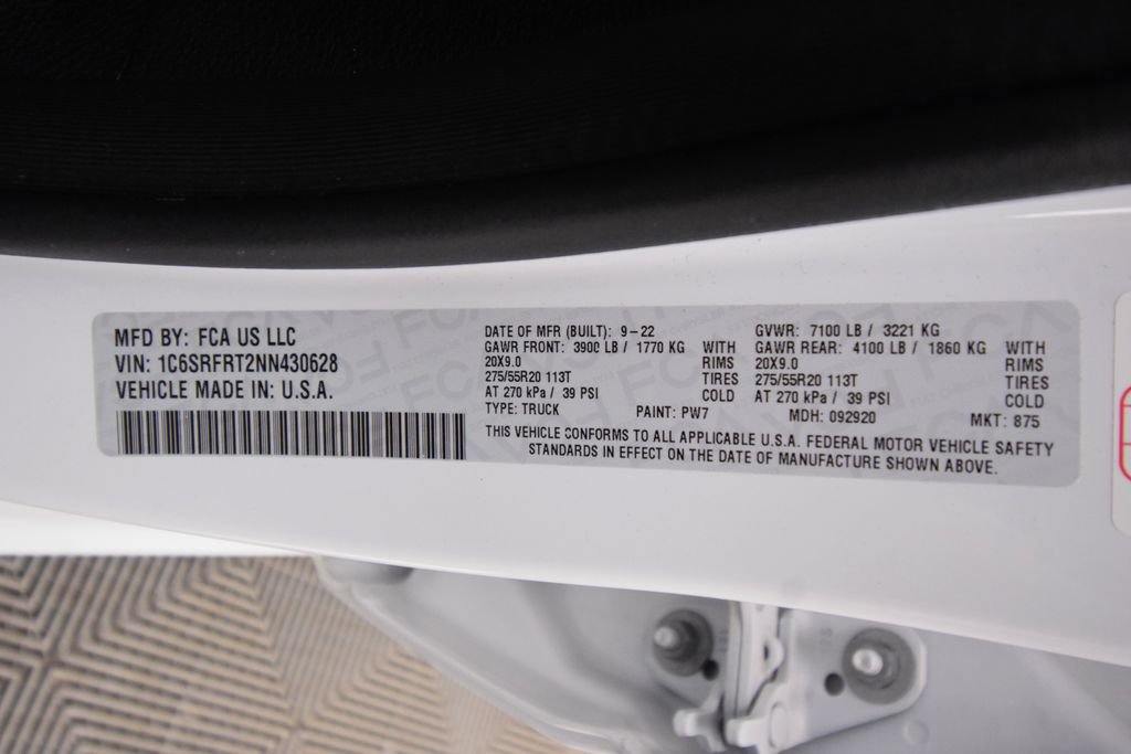Used 2022 RAM 1500 Laramie AWD/4WD image 27