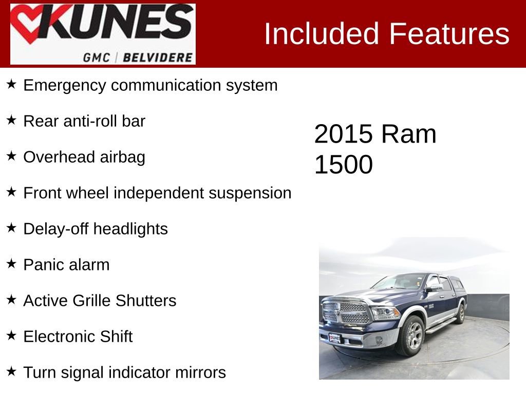 Used 2015 RAM 1500 Laramie w/ Convenience Group image 3