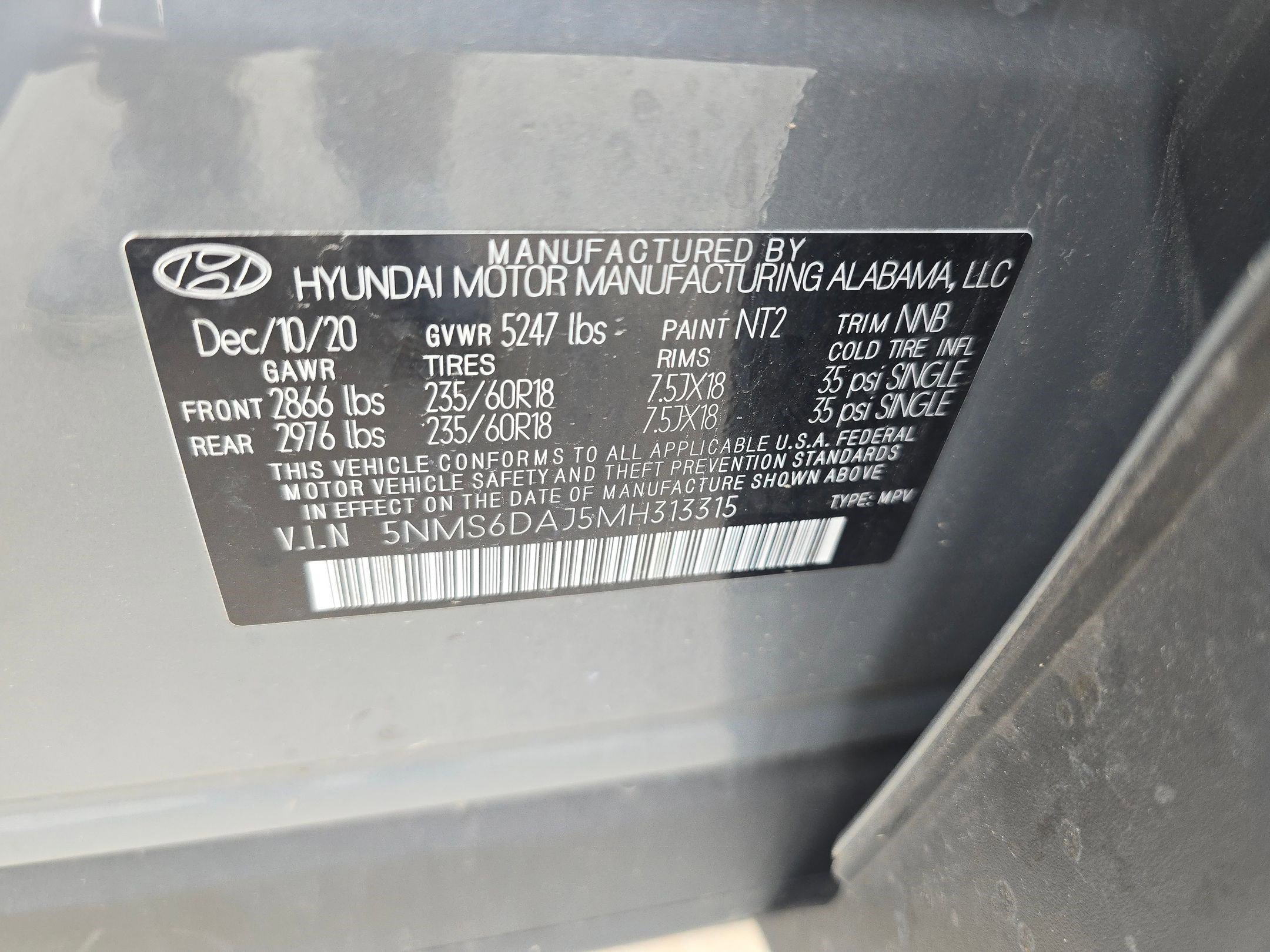 Used 2021 Hyundai Santa Fe SEL w/ Convenience Package image 18