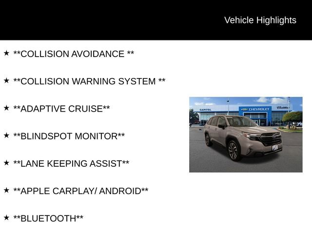 Used 2025 Subaru Forester Touring image 2