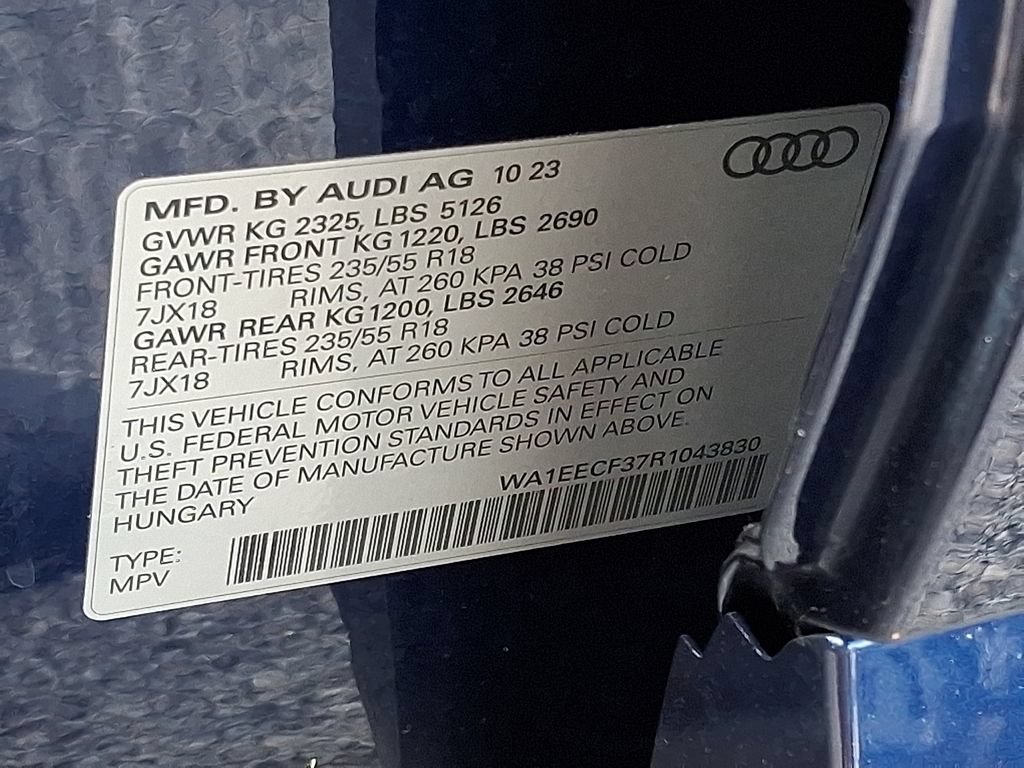 Certified 2024 Audi Q3 2.0T Premium Plus w/ Premium Plus Package AWD/4WD image 27