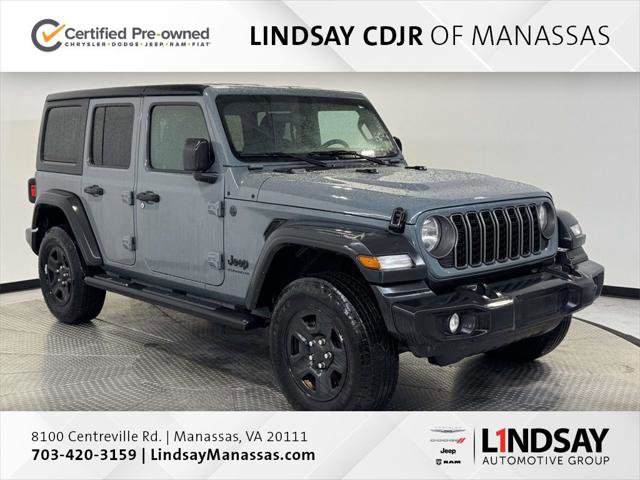 Certified 2025 Jeep Wrangler Sport