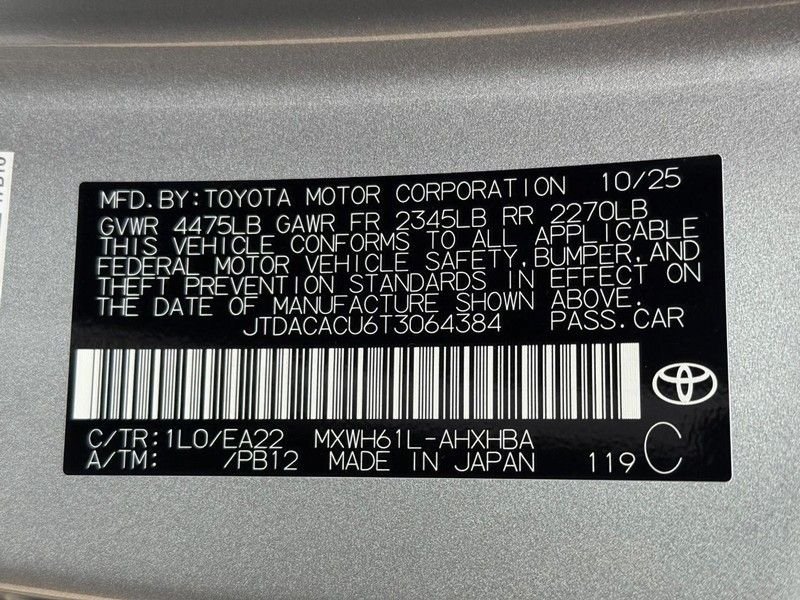 New 2026 Toyota Prius Plug-In Hybrid FWD image 20