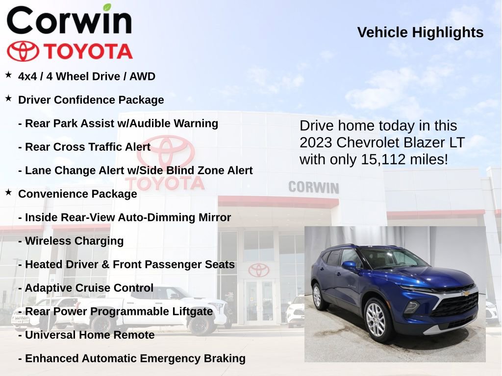 Used 2023 Chevrolet Blazer LT w/ Convenience Package image 7