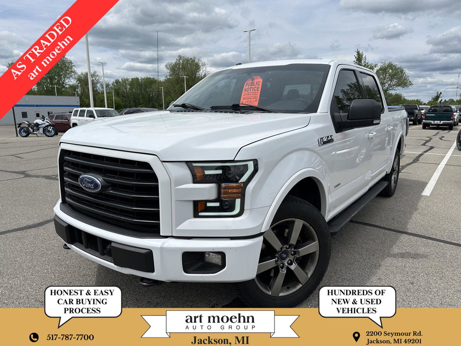Used 2016 Ford F150 XLT w/ Equipment Group 302A Luxury