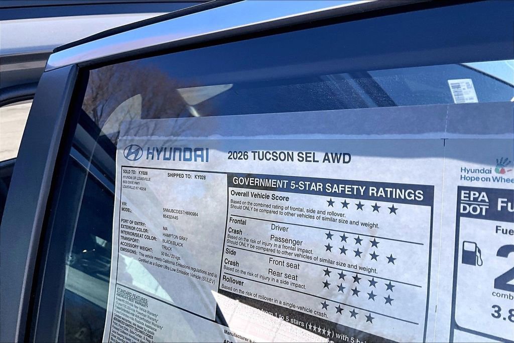 New 2026 Hyundai Tucson SEL image 14