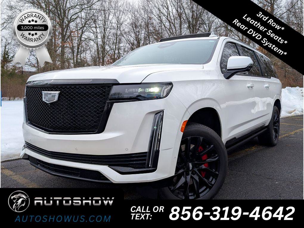 Used 2022 Cadillac Escalade ESV Sport Platinum w/ LPO, ONYX Package video 1