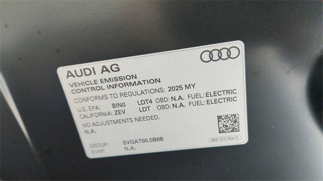 Used 2025 Audi Q6 e-tron Premium w/ Convenience Package image 61