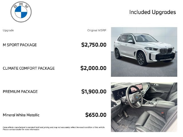 Certified 2025 BMW X5 xDrive40i AWD/4WD image 3