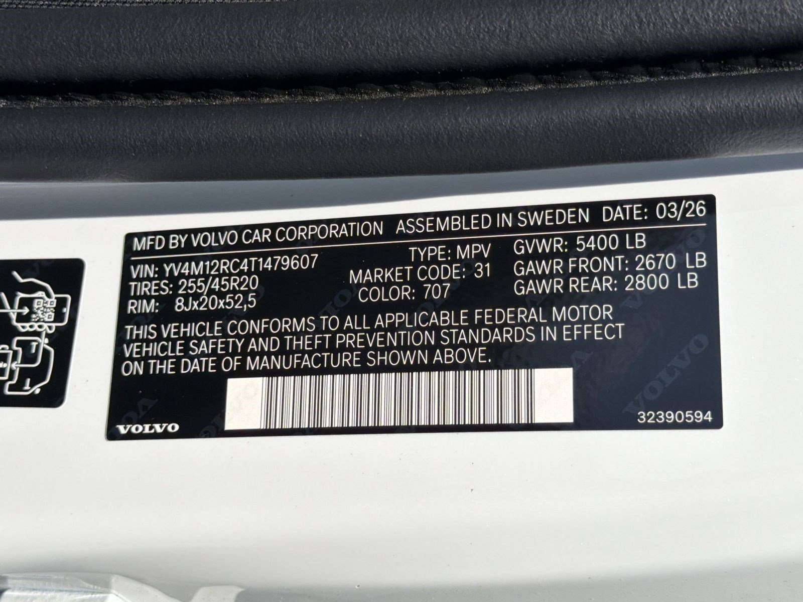 New 2026 Volvo XC60 B5 Plus w/ Climate Package AWD/4WD image 21