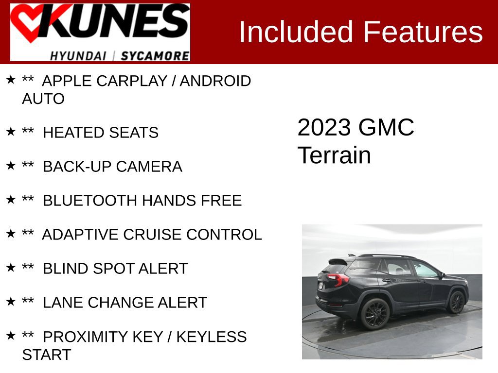 Used 2023 GMC Terrain SLE w/ Driver Convenience Package AWD/4WD image 2