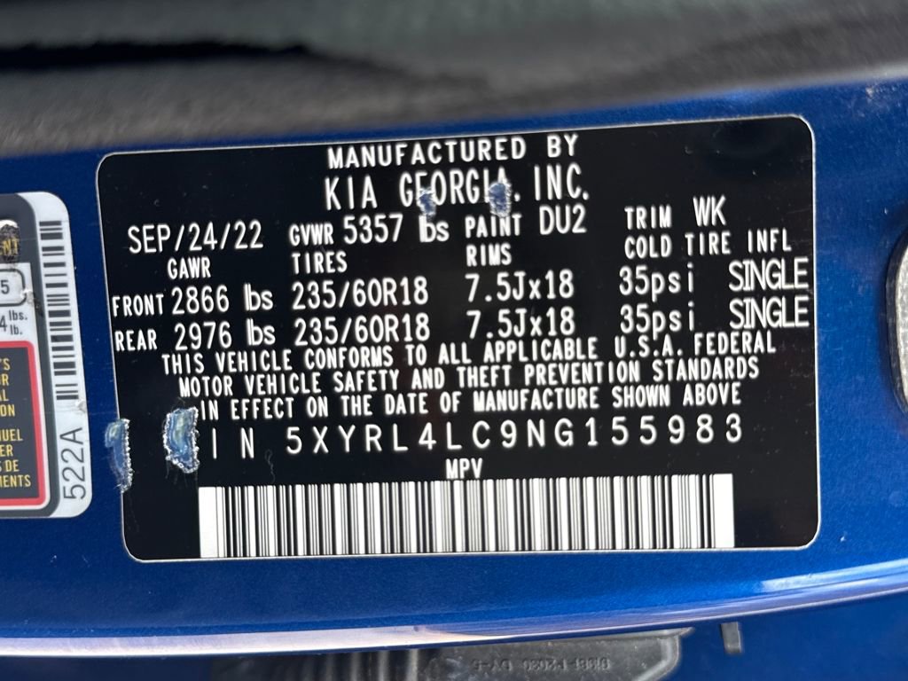 Used 2022 Kia Sorento S image 30