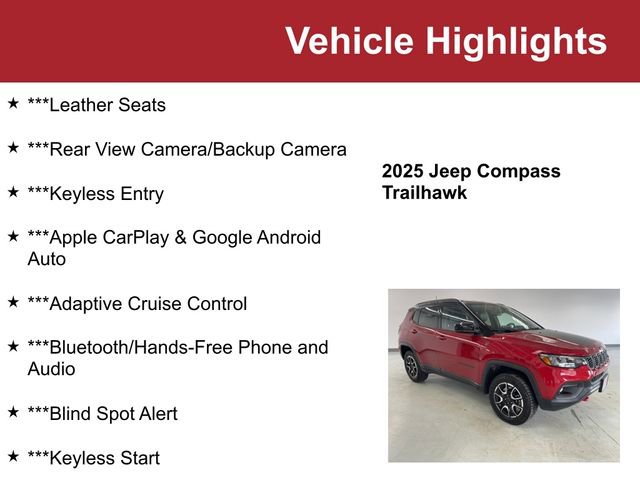 Used 2025 Jeep Compass Trailhawk AWD/4WD video 2