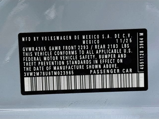 Certified 2026 Volkswagen Jetta GLI Autobahn FWD image 34