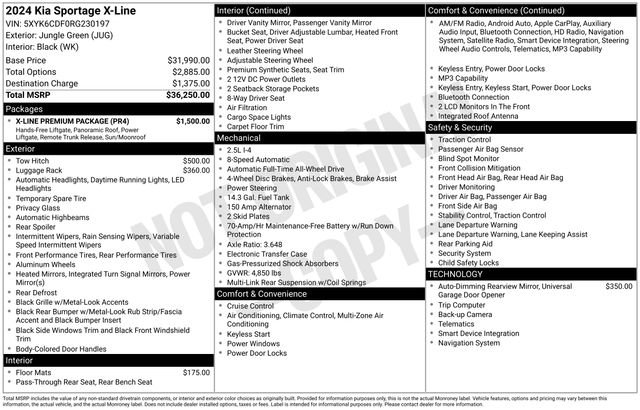 Used 2024 Kia Sportage X-Line w/ X-Line Premium Package image 4