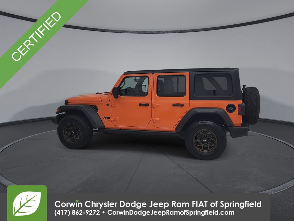 Certified 2025 Jeep Wrangler Unlimited Sport AWD/4WD image 15
