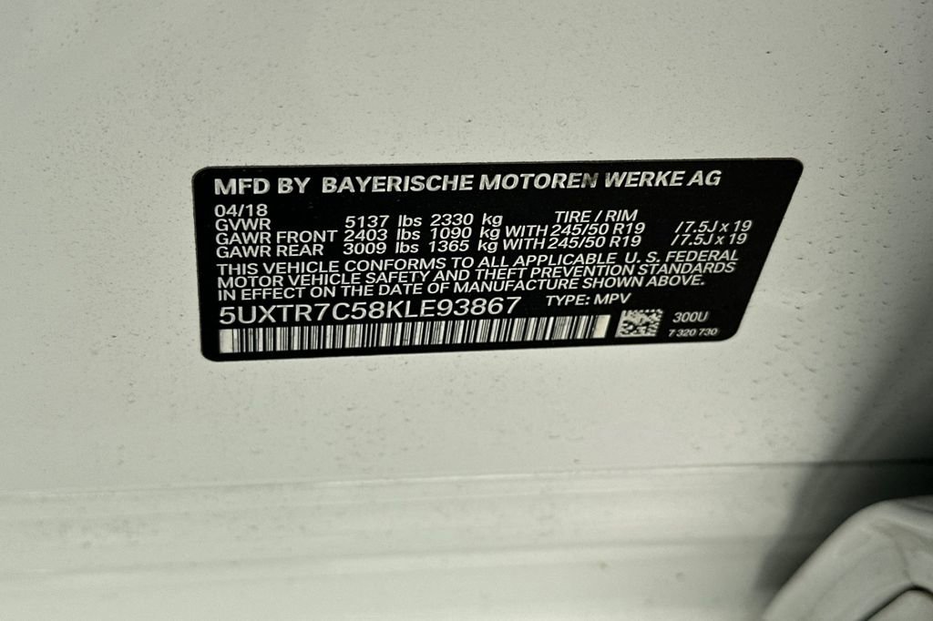 Used 2019 BMW X3 sDrive30i w/ M Sport Package image 34