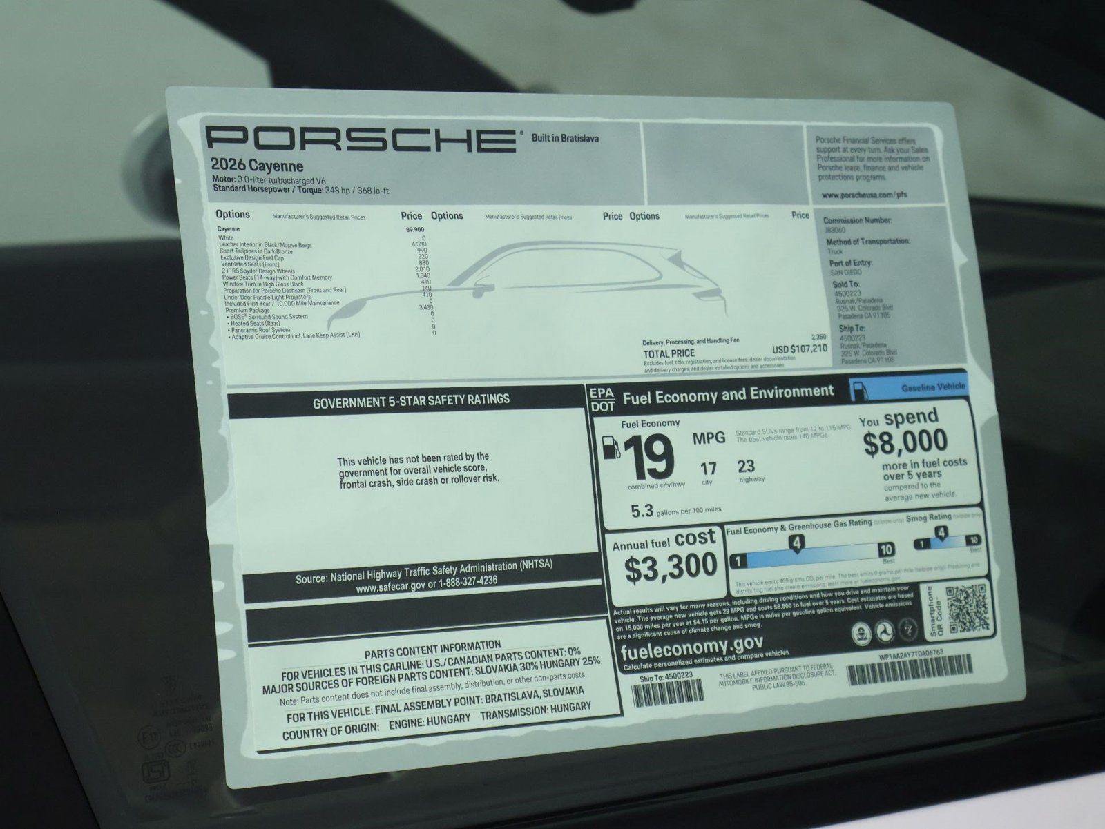New 2026 Porsche Cayenne AWD/4WD image 25