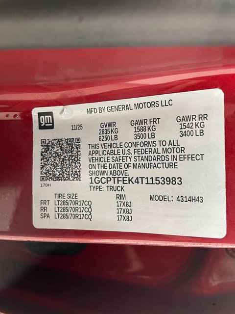 New 2026 Chevrolet Colorado ZR2 image 27