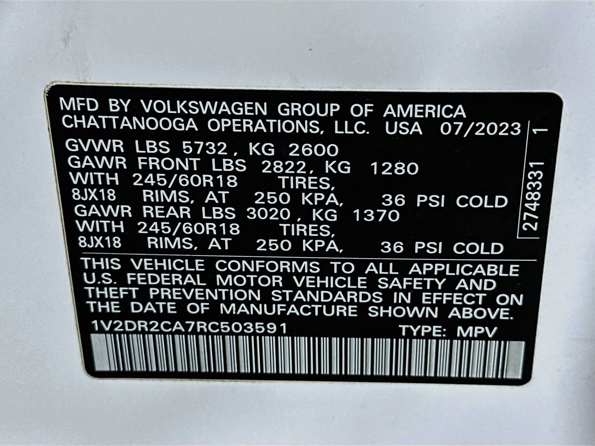 Used 2024 Volkswagen Atlas SE FWD image 12