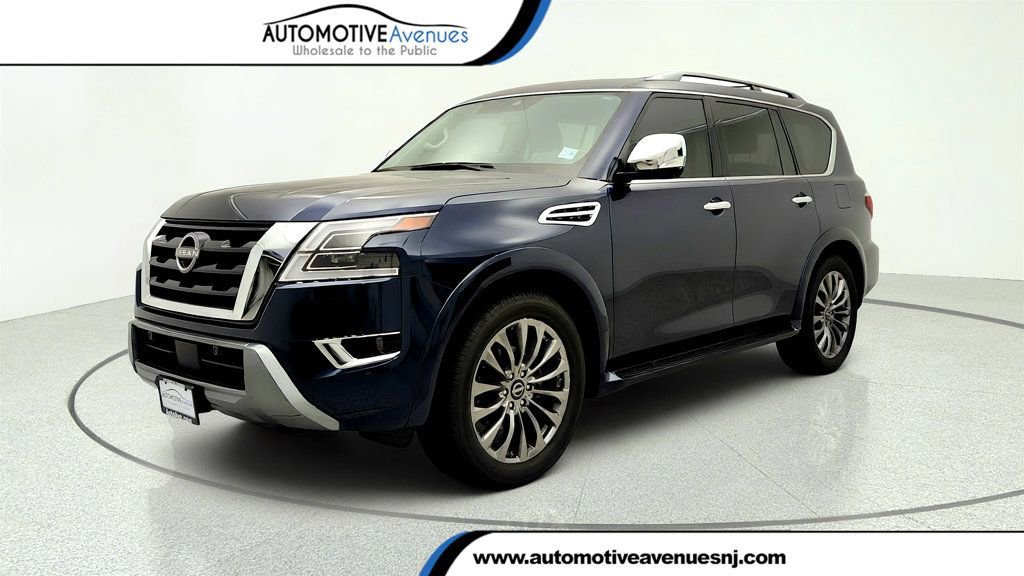 Used 2024 Nissan Armada Platinum w/ Captain's Chairs Package RWD image 1