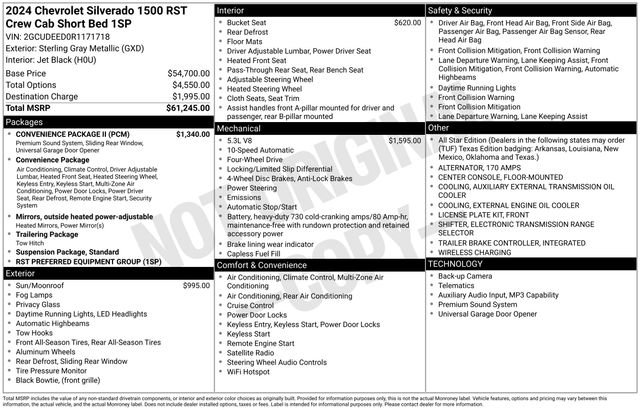 Used 2024 Chevrolet Silverado 1500 RST w/ Convenience Package II image 35