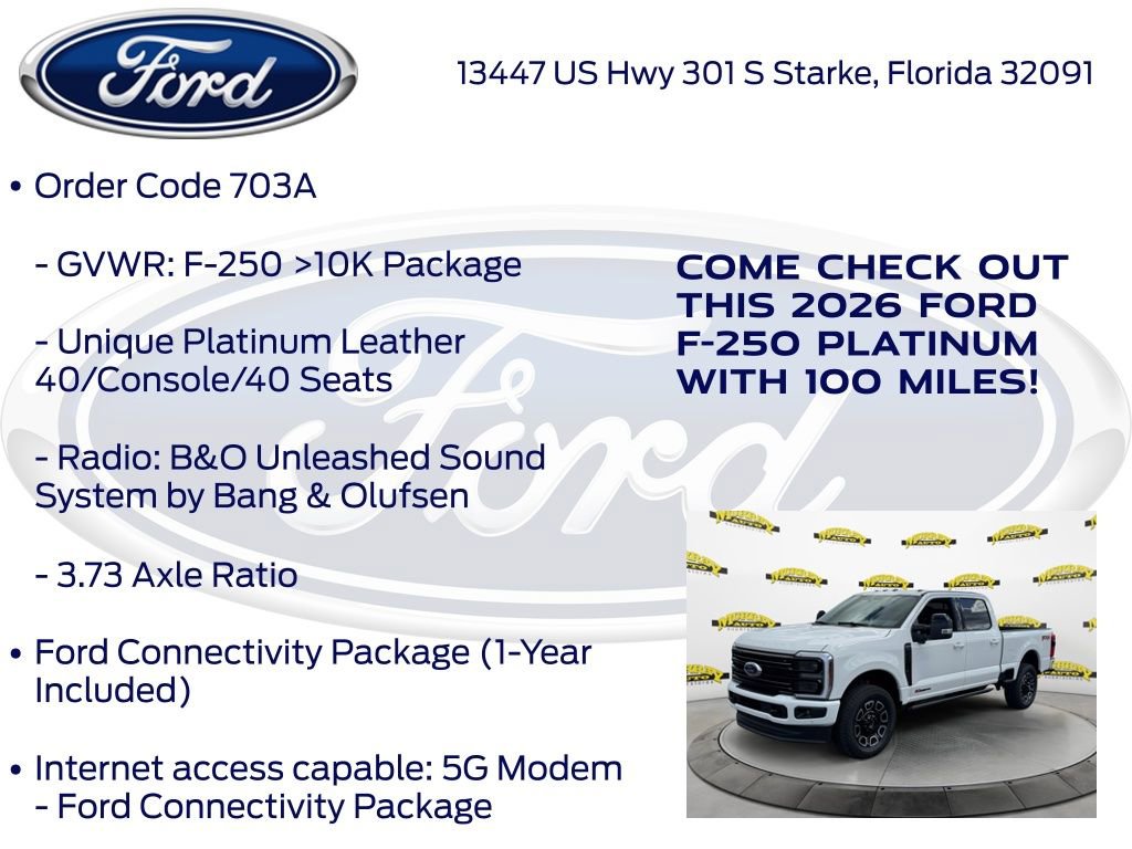 New 2026 Ford F250 Platinum image 20