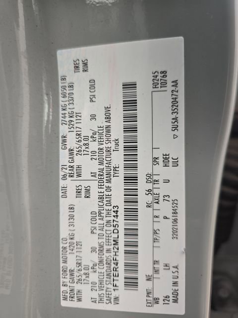 Used 2021 Ford Ranger XLT w/ Equipment Group 302A High image 29