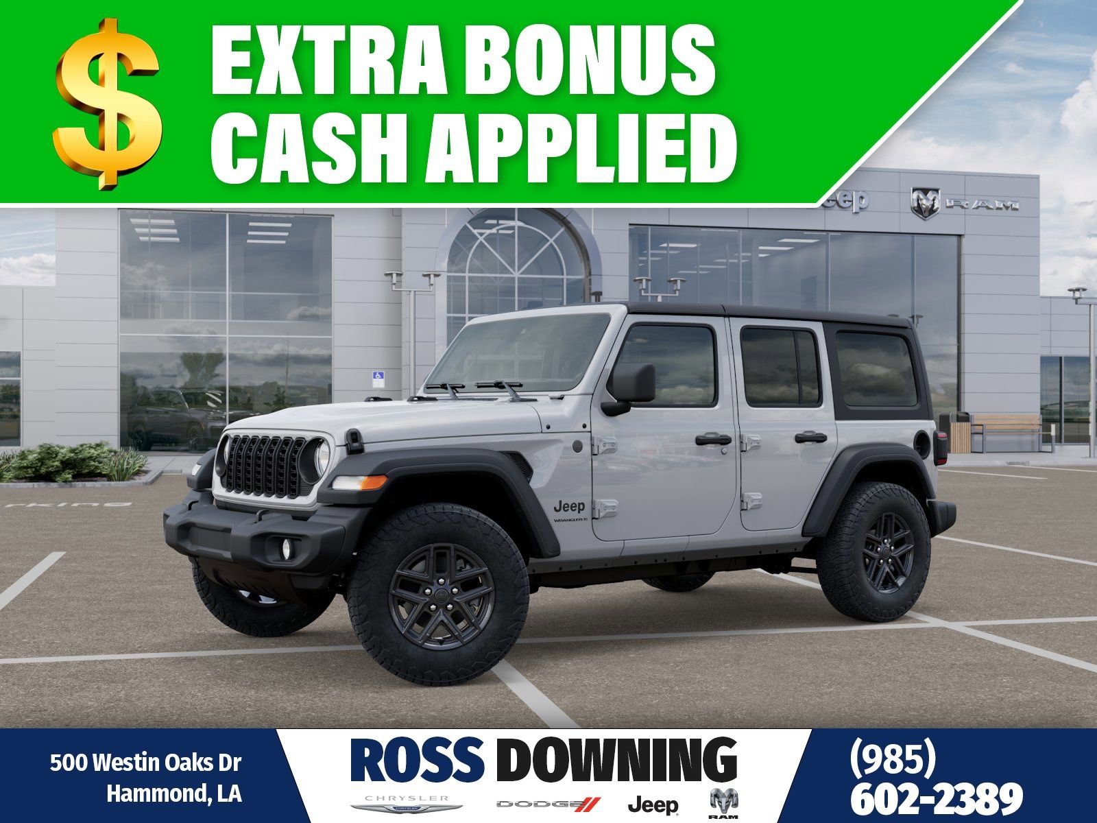 New 2025 Jeep Wrangler Sport S