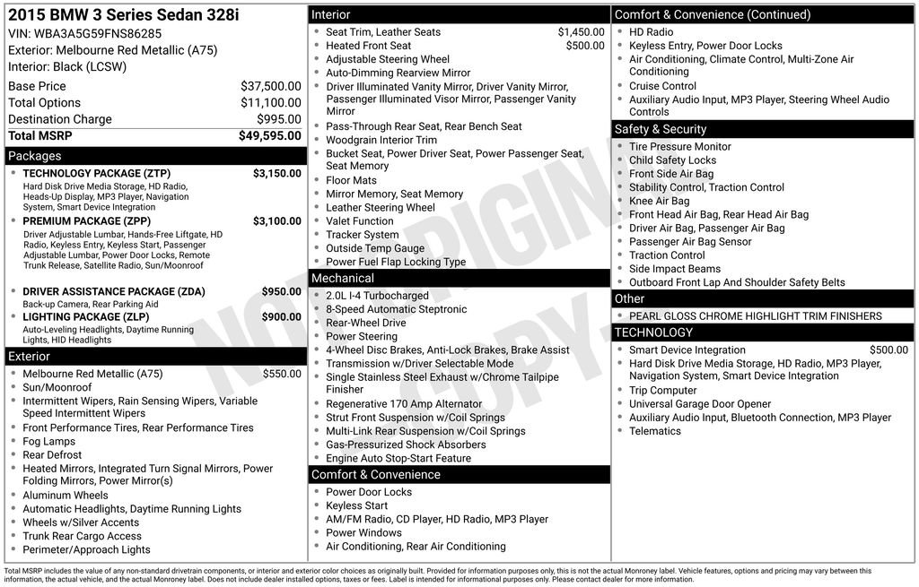 Used 2015 BMW 328i Sedan image 6