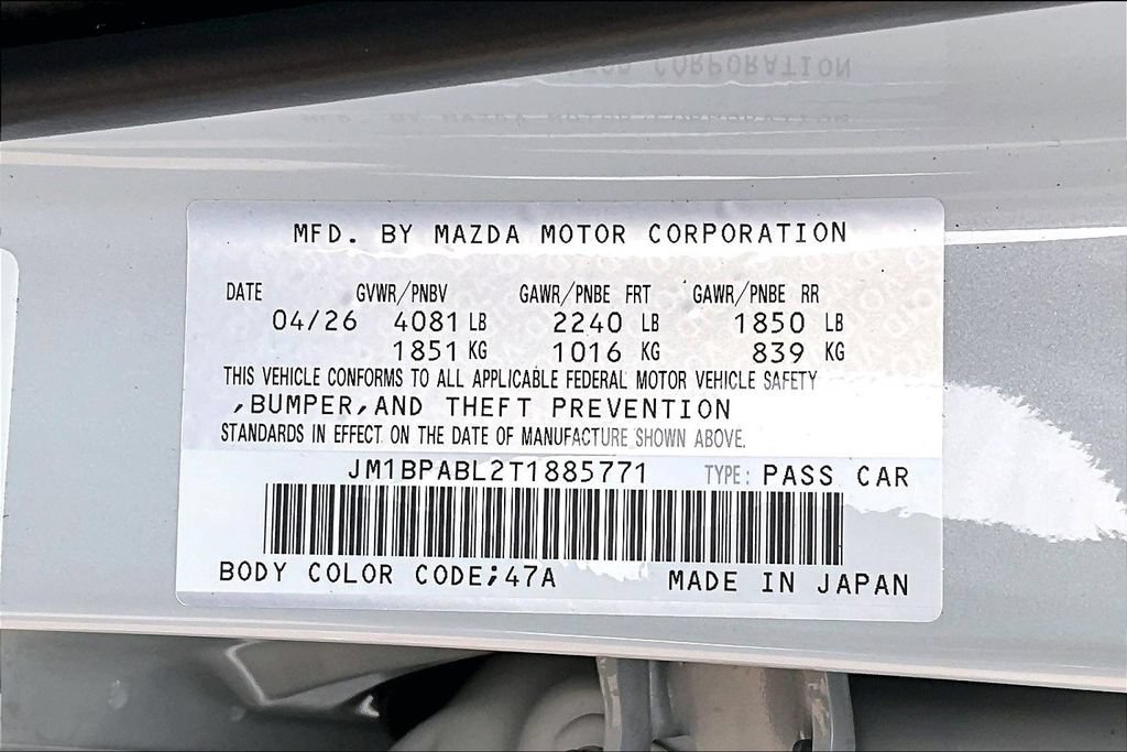 New 2026 MAZDA MAZDA3 s Sport FWD image 13