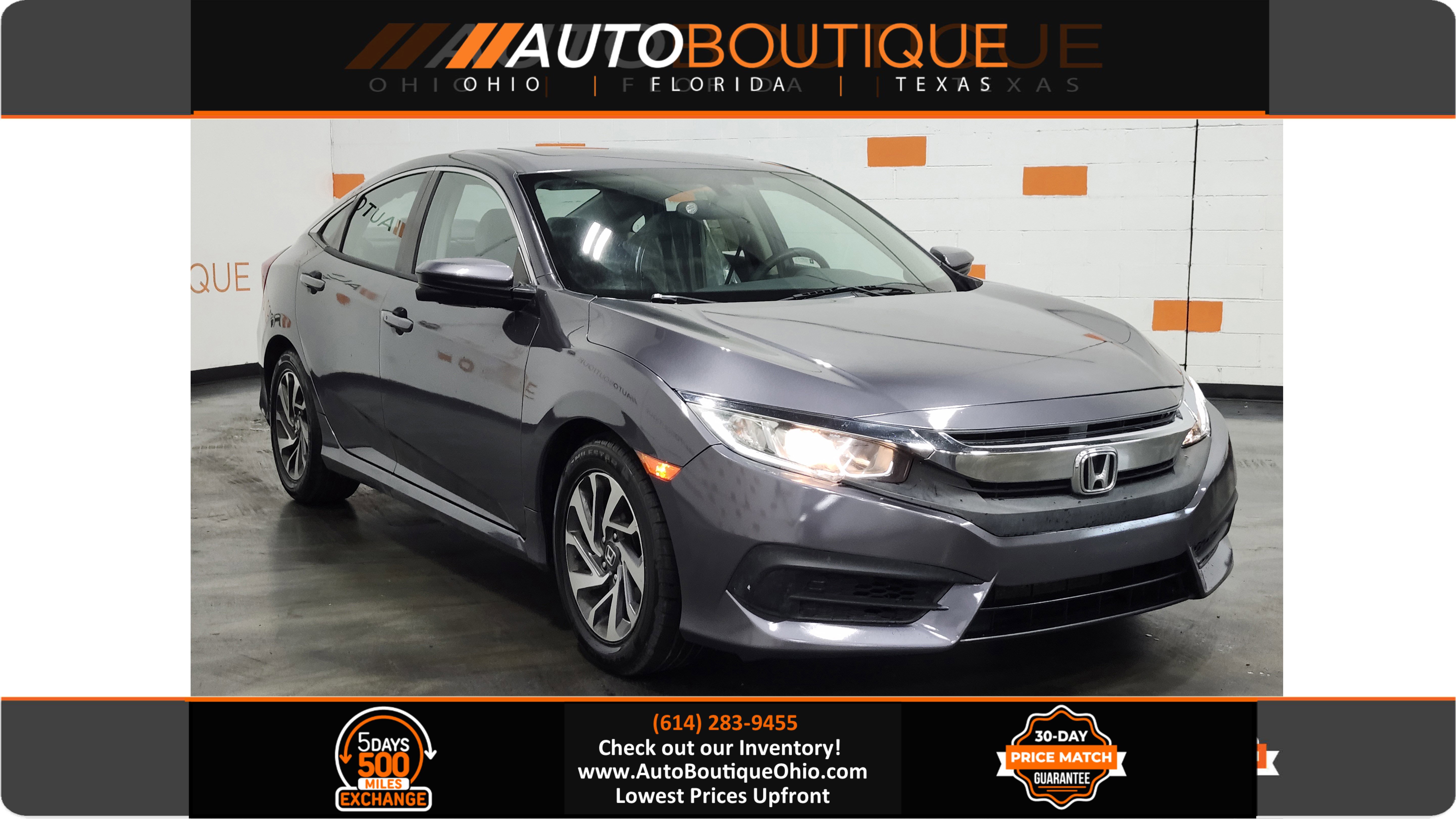 Used 2017 Honda Civic EX