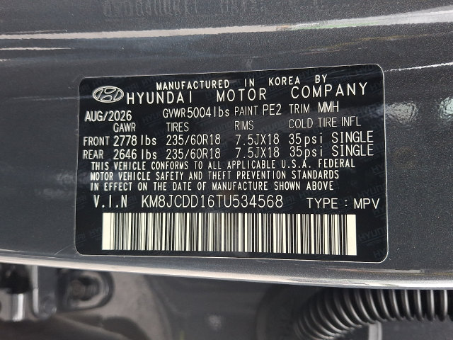 New 2026 Hyundai Tucson SEL AWD/4WD image 15