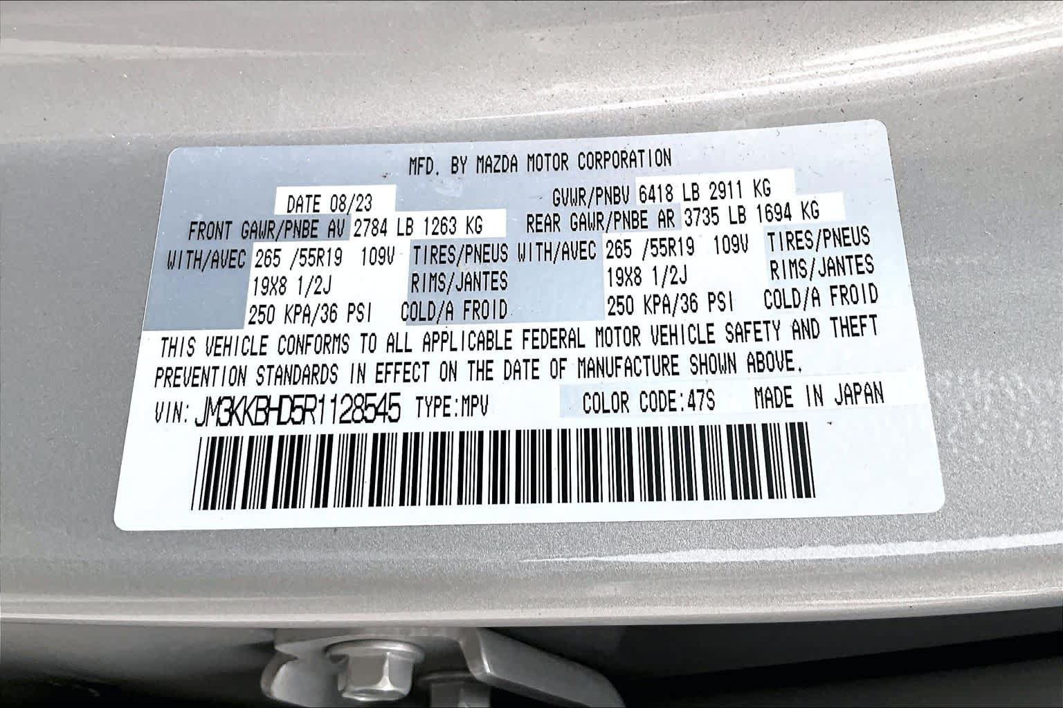 Used 2024 MAZDA CX-90 3.3 Turbo w/ Preferred Package AWD/4WD image 37