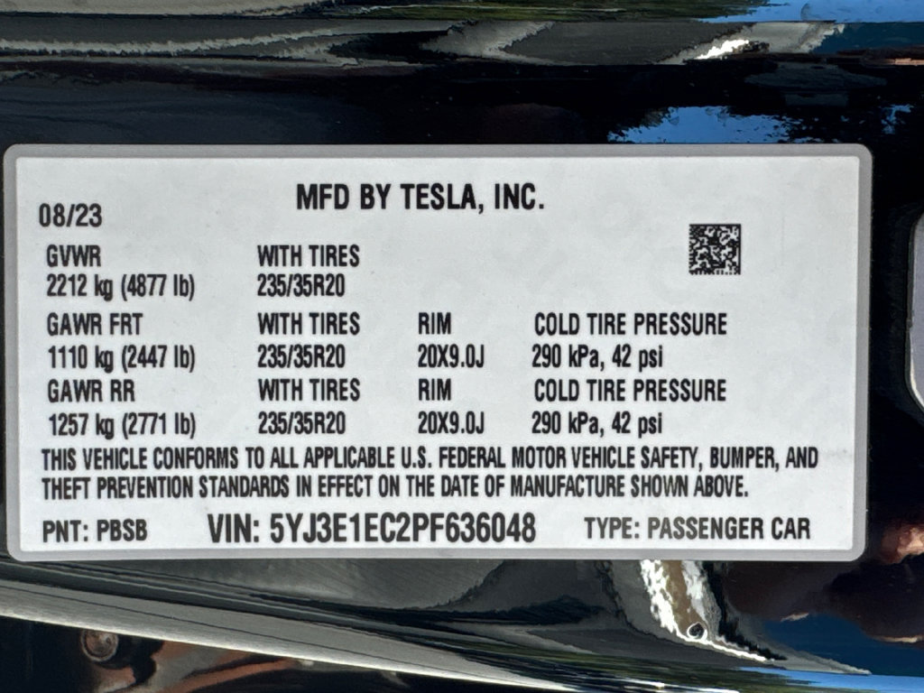 Used 2023 Tesla Model 3 Performance AWD/4WD image 36