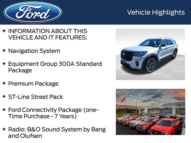 New 2026 Ford Explorer ST-Line w/ ST-Line Street Pack AWD/4WD image 4