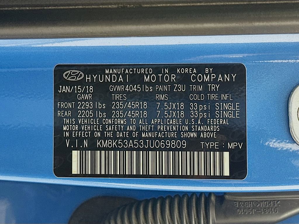 Used 2018 Hyundai Kona Ultimate FWD image 33