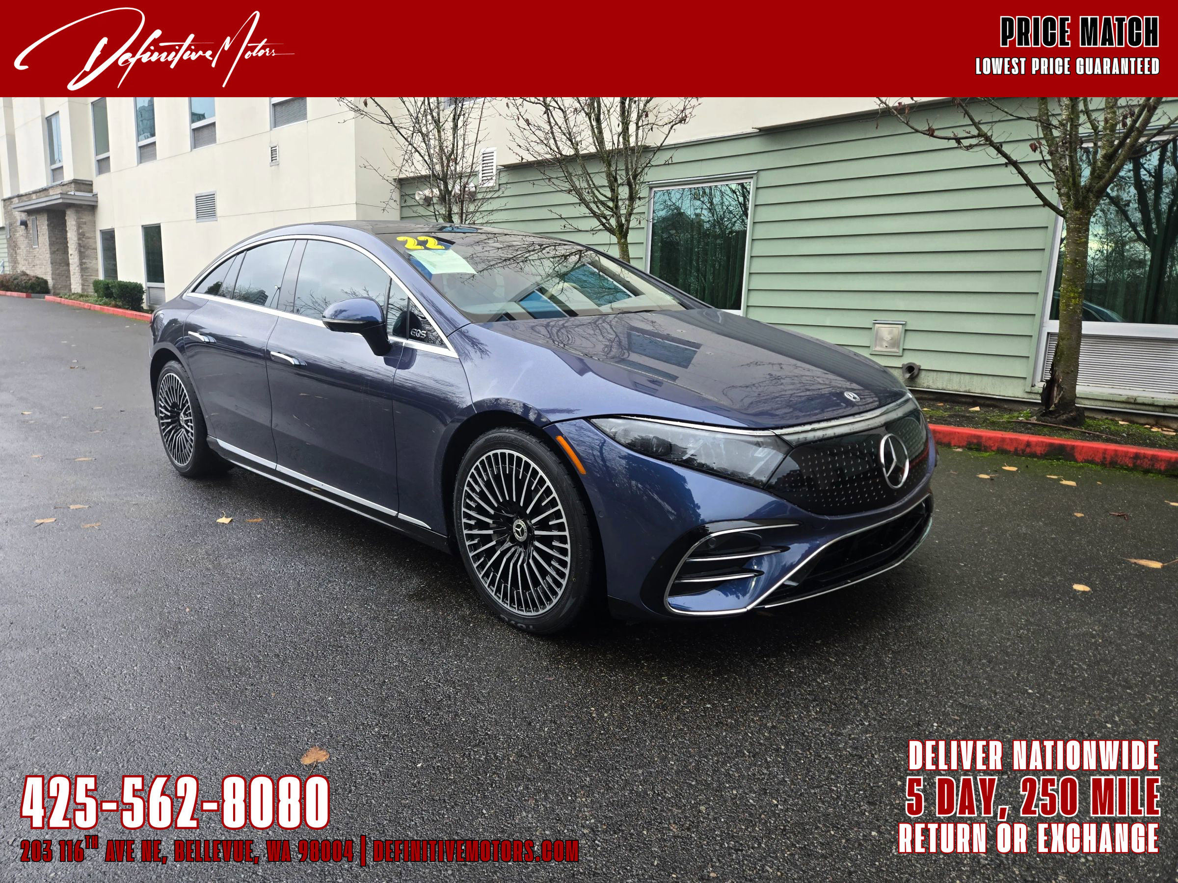 Used 2022 Mercedes-Benz EQS 580 4MATIC Sedan image 1