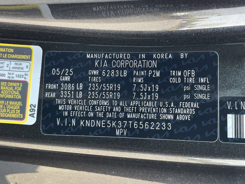 New 2026 Kia Carnival SX Prestige image 37