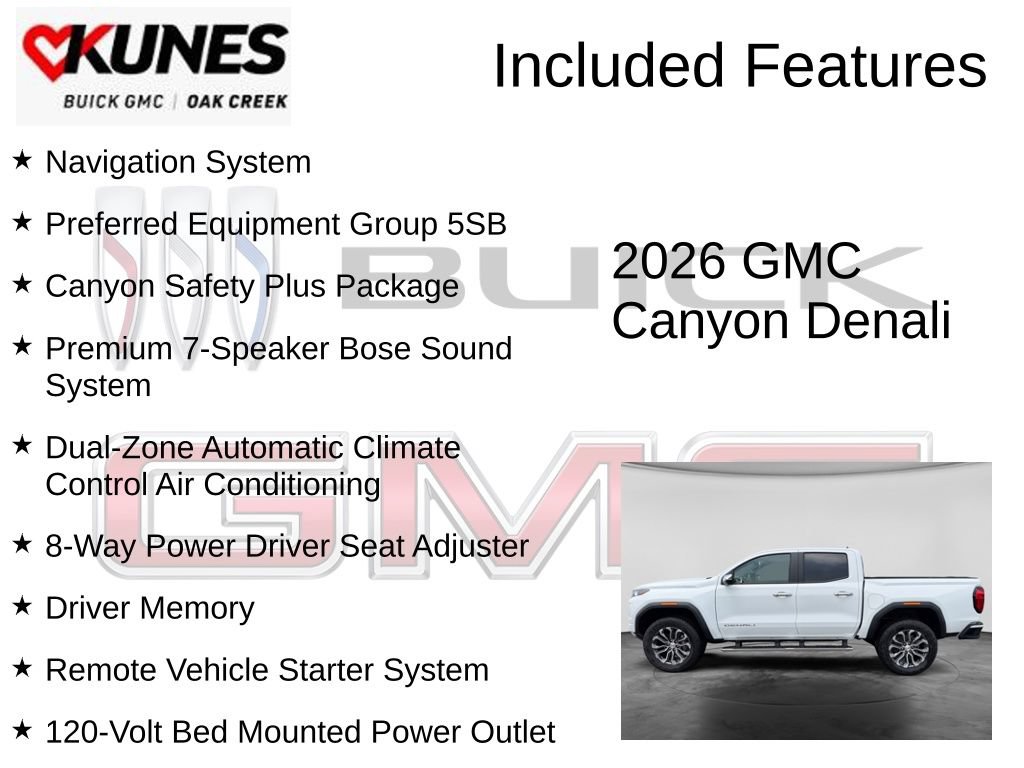 New 2026 GMC Canyon Denali AWD/4WD image 2