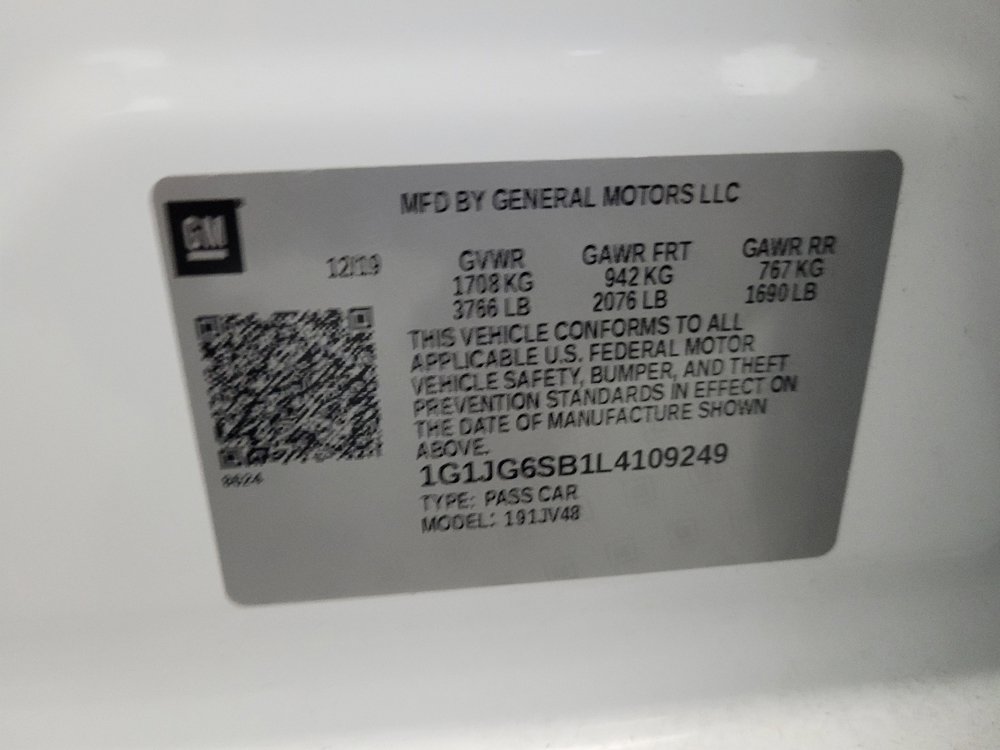Used 2020 Chevrolet Sonic LT FWD image 33