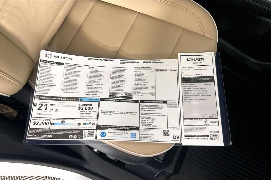 New 2027 Buick Enclave Preferred w/ Power Package AWD/4WD image 14