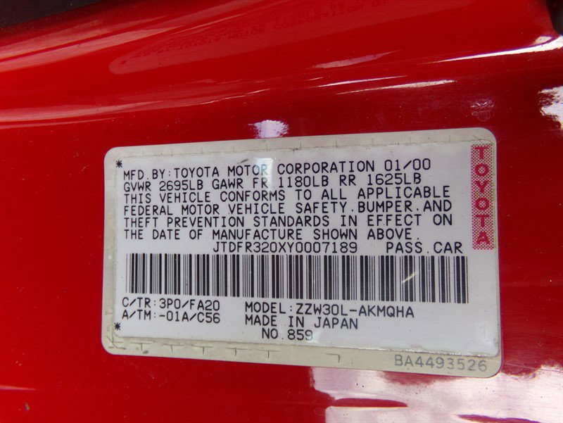 Used 2000 Toyota MR2 image 38