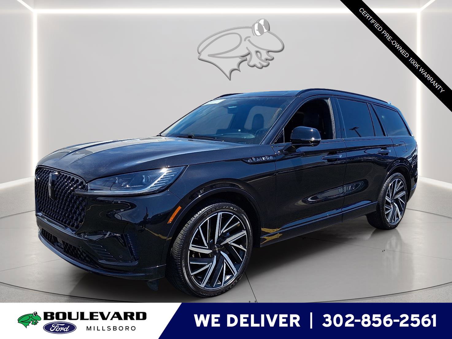 Certified 2025 Lincoln Aviator Black Label w/ Jet Appearance Package
