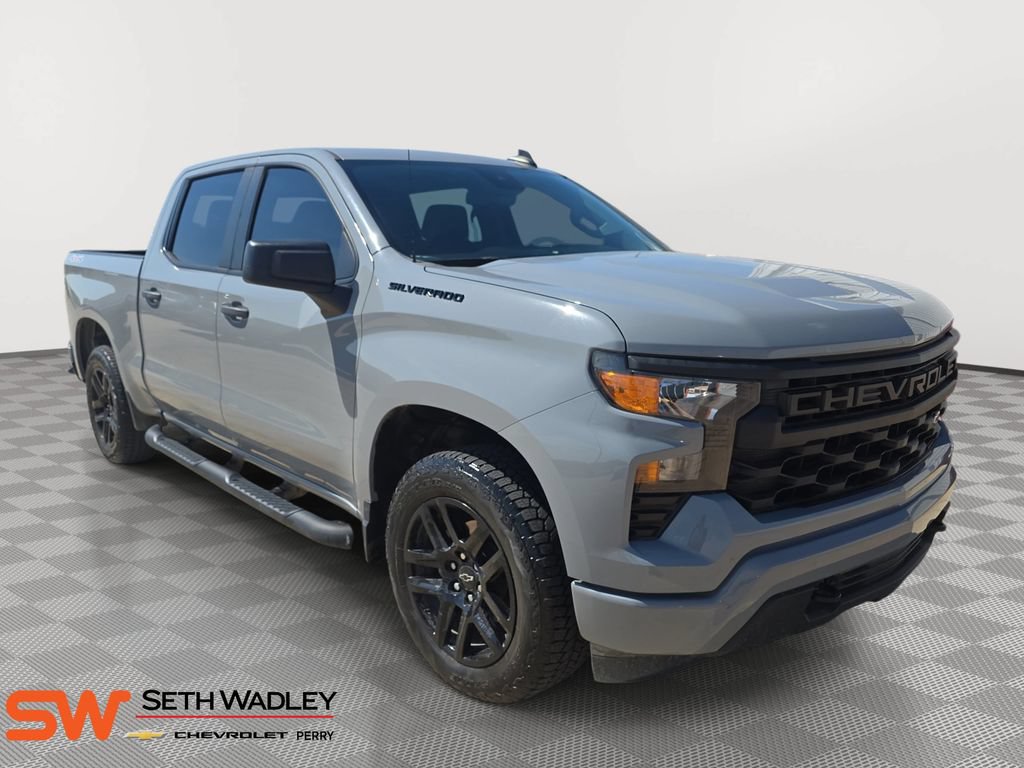 Used 2024 Chevrolet Silverado 1500 Custom w/ Turbomax Blackout Package