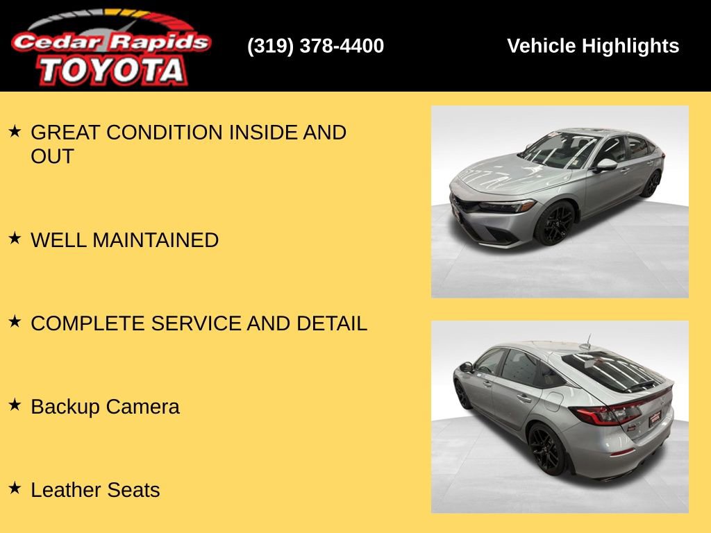 Used 2023 Honda Civic Sport Touring image 8