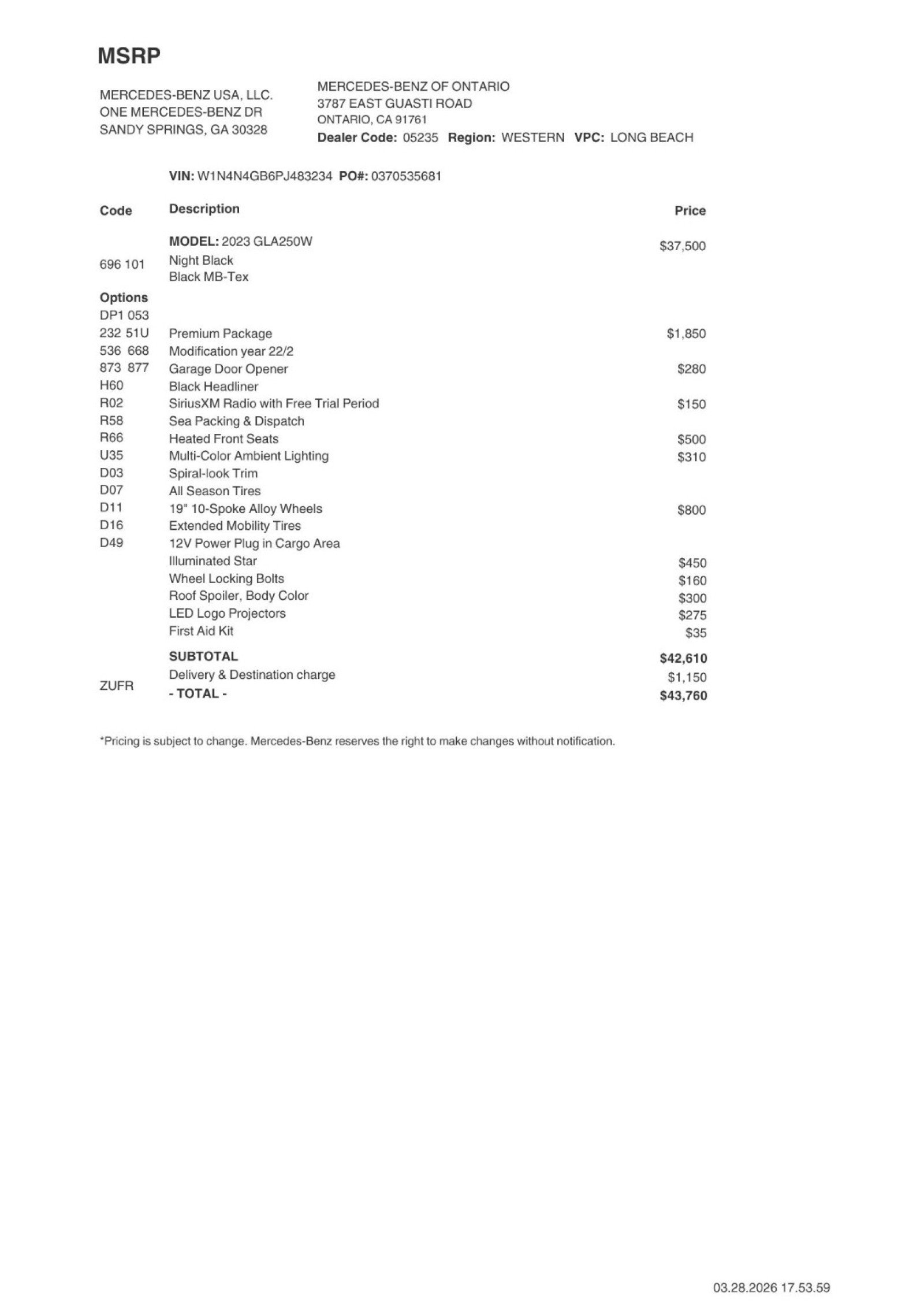 Certified 2023 Mercedes-Benz GLA 250 image 2