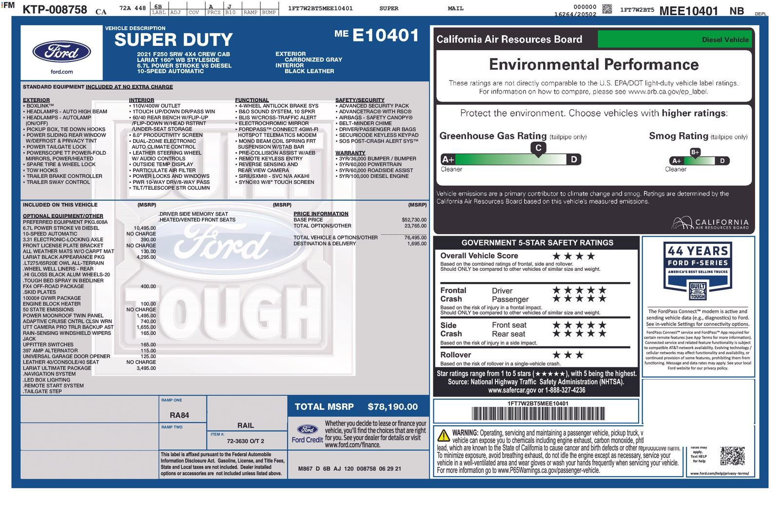 Used 2021 Ford F250 Lariat AWD/4WD image 10