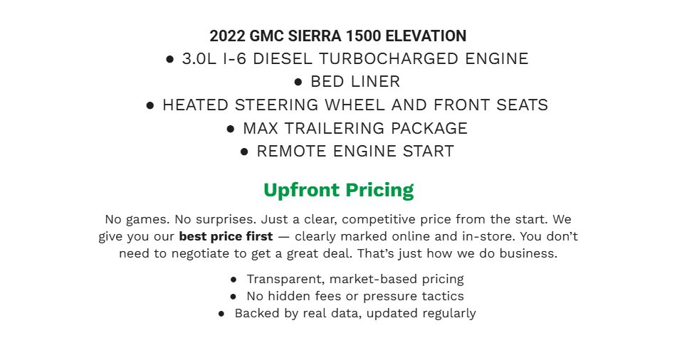 Used 2022 GMC Sierra 1500 Elevation w/ Elevation Premium Package image 2