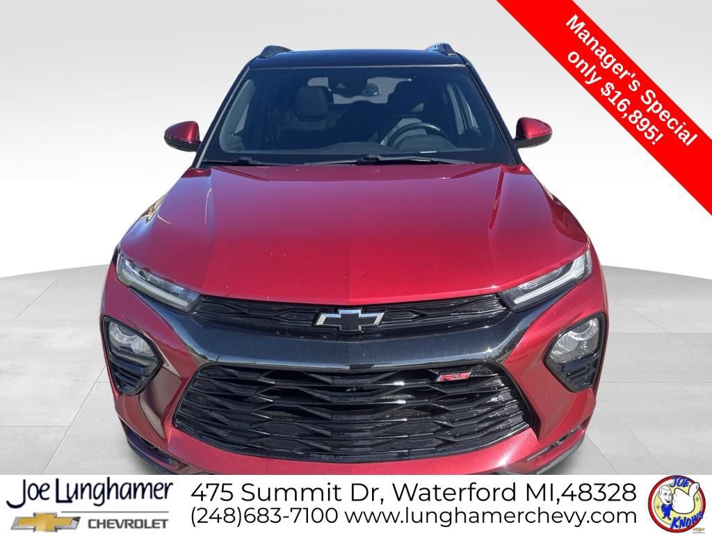Certified 2021 Chevrolet TrailBlazer RS w/ Sun and Liftgate Package FWD image 9